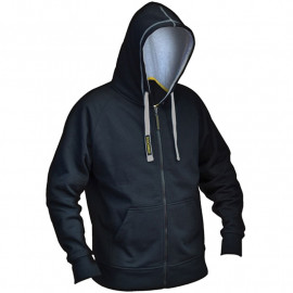 Roughneck Black and Grey Zip Front Hoodhoodie Xl