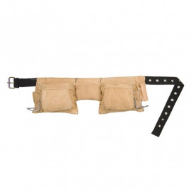 Kunys Ap 527x Heavy Duty Leather Work Apron 12 Pocket
