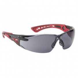 Bolle Bolrushppsf Rush+ Smoke Platinum Safety Glasses