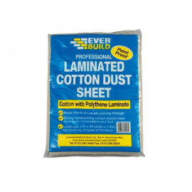 Everbuild Laminated Cotton Dust Sheet 12 X 9