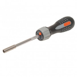 Bahco 808050l Ratchet Screwdriver with Bits and Led Lights