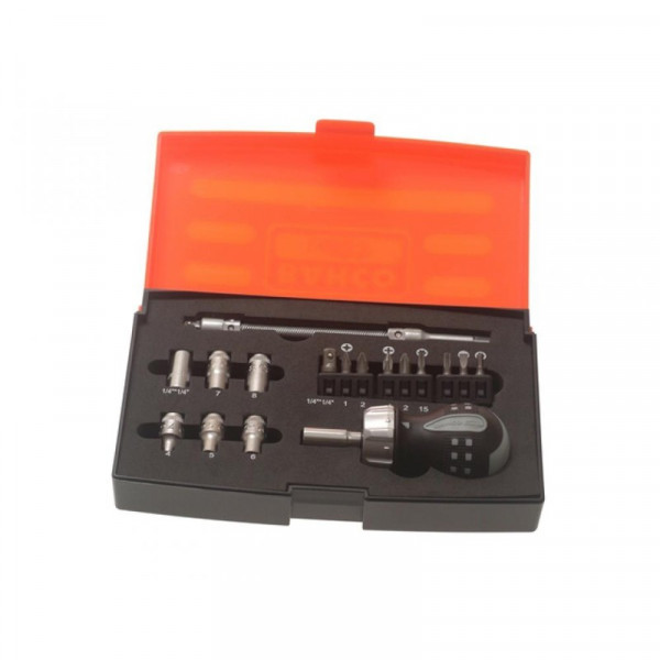 Buy Bahco Stubby Ratchet Screwdriver Set 18Pc Online - Consumer Electronics