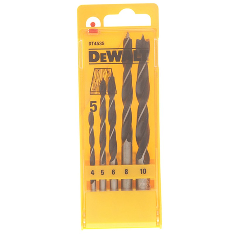 Buy DeWalt DT4535QZ Brad Point Drillbits Set 5pc M Online Drilling