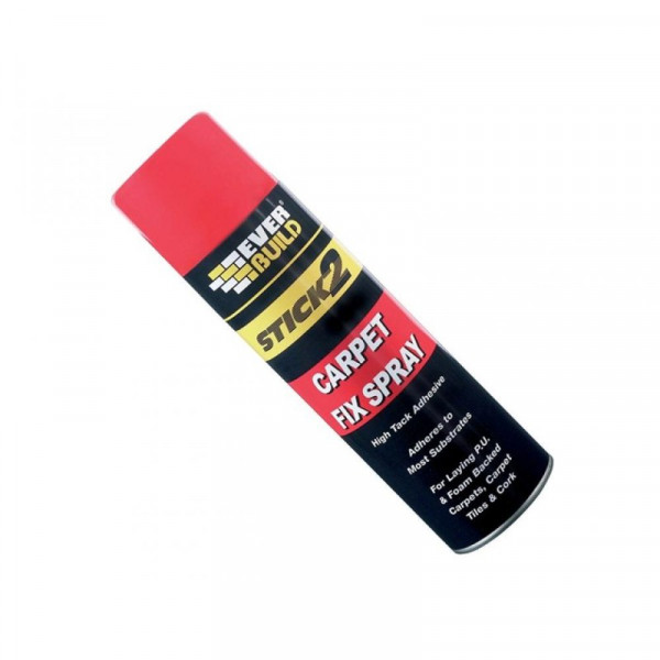 Buy Everbuild Carpet Fix Spray Adhesive Aerosol 500ml Online - Adhesive Tapes & Glues & Accessories|Chemical Products