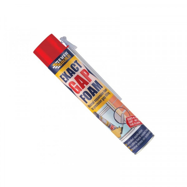 Buy Everbuild Exact Gap Foam 750ml Online - Adhesive Tapes & Glues & Accessories