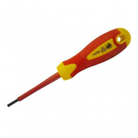 Faithfull Soft Grip Vde Screwdriver Slotted 5.5 X 125mm