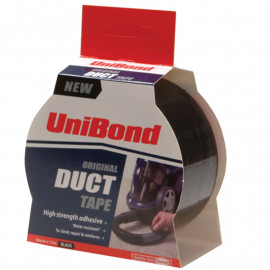 Unibond Duct Tape Black 50 Mm X 50 Metre