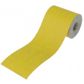 Faithfull Aluminium Oxide Paper Roll Yellow 115mm X 5m 40g