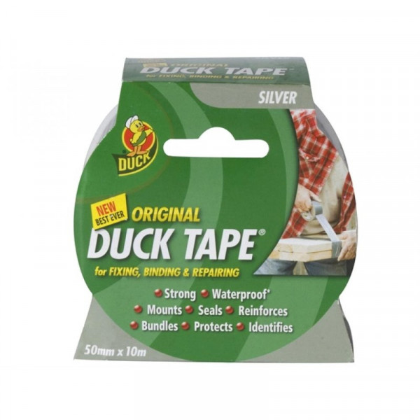 Buy Shure Tape Duck Tape Original 50mm x 10m Silver Online - Adhesive Tapes & Glues & Accessories Buy Shure Tape Duck Tape Original 50mm x 10m Silver Online - Adhesive Tapes & Glues & Accessories