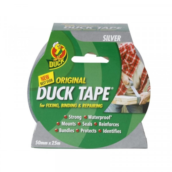 Buy Shure Tape Duck Tape Original 50mm x 25m Silver Online - Adhesive Tapes & Glues & Accessories Buy Shure Tape Duck Tape Original 50mm x 25m Silver Online - Adhesive Tapes & Glues & Accessories