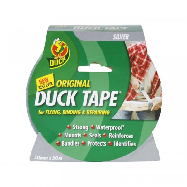 Buy Shure Tape Duck Tape Original 50mm x 50m Silver Online - Adhesive Tapes & Glues & Accessories Buy Shure Tape Duck Tape Original 50mm x 50m Silver Online - Adhesive Tapes & Glues & Accessories
