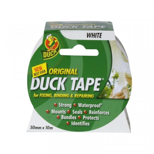 Buy Shure Tape Duck Tape Original 50mm x 10m White Online - Adhesive Tapes & Glues & Accessories Buy Shure Tape Duck Tape Original 50mm x 10m White Online - Adhesive Tapes & Glues & Accessories