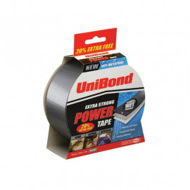 Unibond Powertape Silver 50mm X 25m + 20 Percent Free