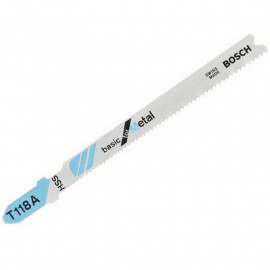 Bosch T118a Jigsaw Blade 1 X Pack of 5 Metal