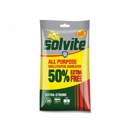 Solvite All Purpose Wallpaper Paste Sachet 10 Roll + 50 Percent Free
