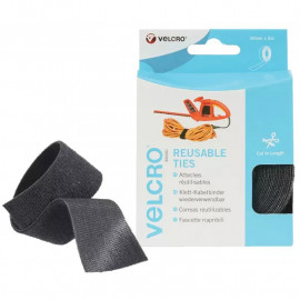 Velcro Self Gripping Velcro Ties 30mm X 5m Black