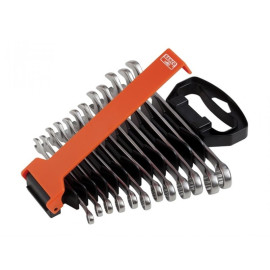Bahco Combination Spanner Set of 12 Metric Chrome Polish