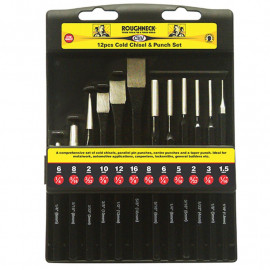 Roughneck Rou31180 12 Piece Punch and Chisel Set