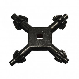 Faithfull Faichuckkey4 4 Way Chuck Key