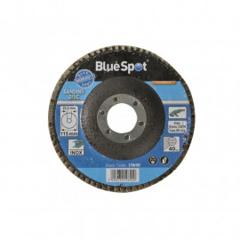 Bluespot Bs19690 115mm 40 Grit Sanding Flap Disc