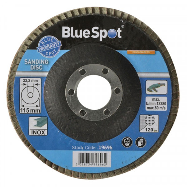 Buy BlueSpot 115mm Flap Disc ??? P120 (Single) Online - Consumer Electronics