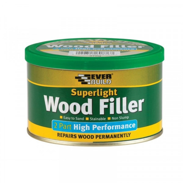 Buy Everbuild Superlight 2 Part High Performance Wood Filler 370g Online - Paint