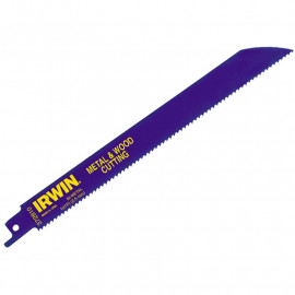 Irwin Sabre Saw Blade 810r 200mm Metal Wood Cutting Pack of 2