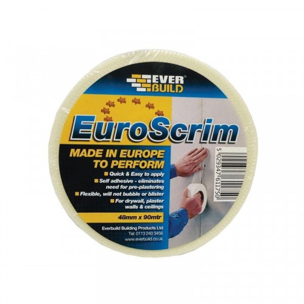 Buy Everbuild EuroScrim Tape 48mm x 90m Online - Consumer Electronics