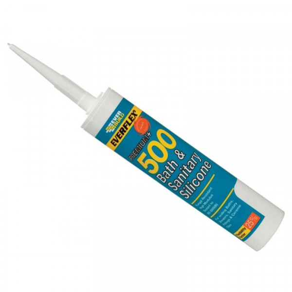 Buy Everbuild 500 Bath Sanitary Silicone Sealant Sandstone 310ml Online - Adhesive Tapes & Glues & Accessories|Chemical Products