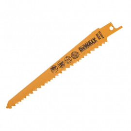 Dewalt Sabre Blade Fast Cuts Wood with Nails Plastics 152mm Pack of 5