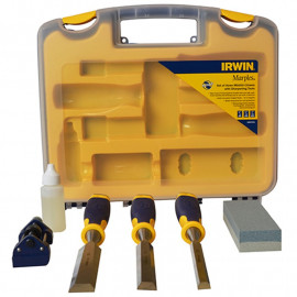 Irwin Ms500 All Purpose Chisel Protouch Handle Set 3: 12, 19, & 25mm Sharpening