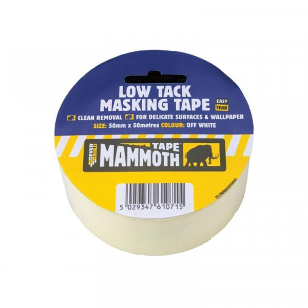 Buy Everbuild Low Tack Masking Tape 50mm x 25m Online - Adhesive Tapes & Glues & Accessories Buy Everbuild Low Tack Masking Tape 50mm x 25m Online - Adhesive Tapes & Glues & Accessories