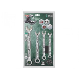 Wera Joker Combi Ratchet Spanner Set of 4 Imperial
