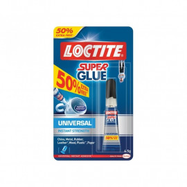 Loctite Super Glue Tube 3g + 50percent Free