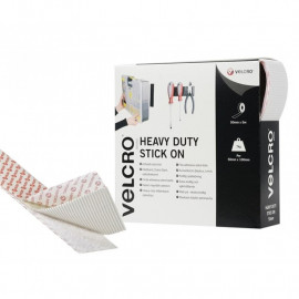 Velcro Heavy Duty Velcro Brand Stick on Tape 50mm X 5m White