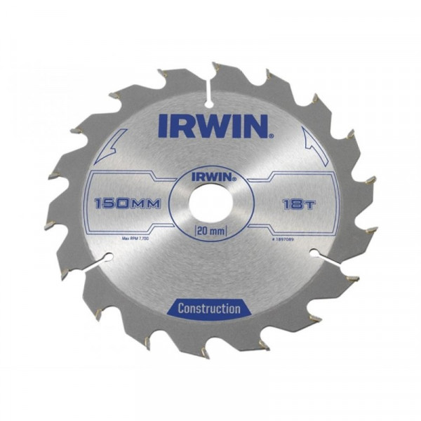 Buy Irwin 1897089 150mm Circular Saw Blade 18T Online - Workshop Equipment