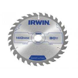 Irwin Circular Saw Blade 160 X 20mm X 30t Atb