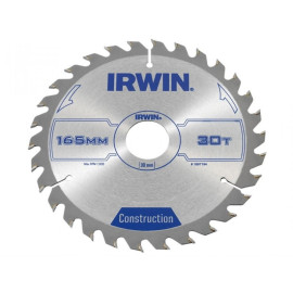 Irwin Circular Saw Blade 165 X 30mm X 30t Atb