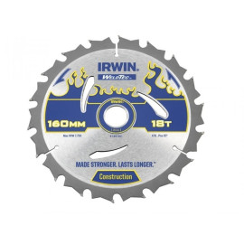 Irwin Weldtec Circular Saw Blade 160 X 20mm X 18t Atb