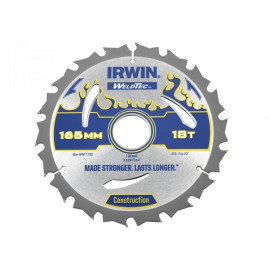 Irwin Weldtec Circular Saw Blade 165 X 30mm X 18t Atb
