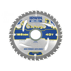 Irwin Weldtec Circular Saw Blade 165 X 30mm X 40t Atb