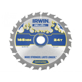 Irwin Weldtec Cordless Circular Saw Blade 165 X 20mm X 24t Atb C