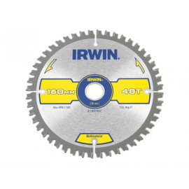 Irwin Multi Material Circular Saw Blade 160 X 20mm X 48t Tcgneg