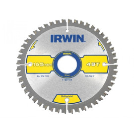 Irwin Multi Material Circular Saw Blade 165 X 30mm X 48t Tcgneg