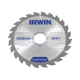 Irwin Professional Circular Saw Blade 160 X 30mm X 24t Wood