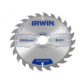 Irwin Circular Saw Blade 190 X 30mm X 24t Atb