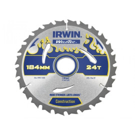Irwin Weldtec Circular Saw Blade 184 X 30mm X 24t Atb