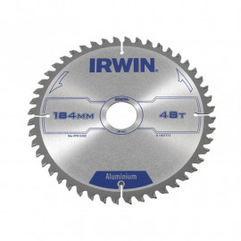 Irwin Professional Circular Saw Blade 184 X 30mm X 48t Aluminium