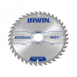 Irwin Circular Saw Blade 200 X 30mm X 40t Atb