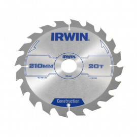 Irwin Circular Saw Blade 210 X 30mm X 20t Atb